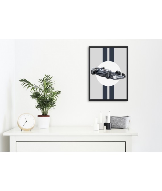 Alpha Tauri Car Livery Wall Decor, Formula 1 Inspired Wall Art, Inspirational Motivational Print, Motorsport, Race Driver Postcard Poster