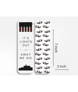Lights Out and Away We Go Bookmark, Formula One Themed Accessory, Handmade in UK, F1 Car Book Mark