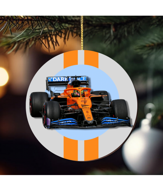 F1 Team Car Livery Motorsport Christmas Tree Bauble Ornament, F1 Fan Gift, Mercedes, McLaren, Ferrari, Motorsport Gift, Formula One Inspired Decoration, UK 