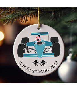 Motorsport Car Christmas Tree Bauble Ornament, F1 Car Fan, Gift for them, Motorsport Gift, Formula One Inspired Decoration, UK