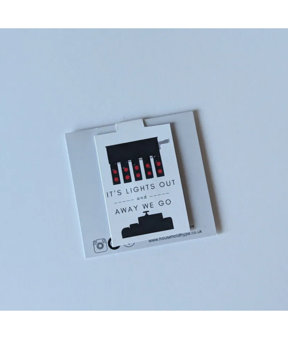 Lights Out and Away We Go MAGNETIC Bookmark, Formula One Themed Accessory, Handmade in UK, F1 Car Book Mark, Magnetic Bookmark