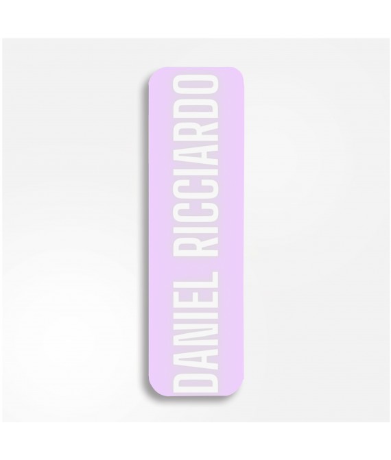 Daniel Ricciardo Bookmark, ‘I never left’, Formula One Themed Accessory, Handmade in UK, Red Bull 3