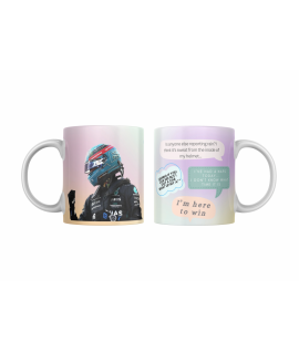 George Russell GR63 Mug, F1 Driver Fan Gift Mercedes