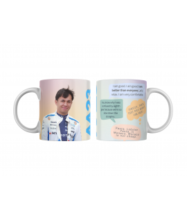 Alex Albon AA23 Funny Quote Mug, F1 Driver Fan, Williams Driver, Formula One, Novelty Mug, Gift for them, Colourful Memes Formula One UK 