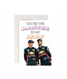 Maxiel Formula One Greeting Card A5, Celebration, F1 Card, Racing Motorsport Card, UK, Daniel Ricciardo, Max Verstappen Greeting Card