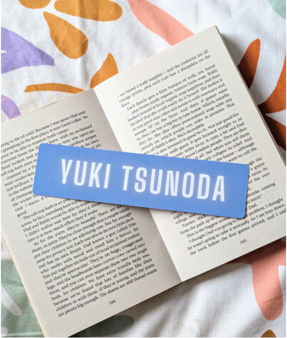 Yuki Tsunoda Japan Bookmark, Formula One Themed Accessory, Handmade in UK, F1 Car Book Mark