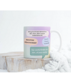 Carlos Sainz CS55 Mug, F1 Driver Fan, Smooth Operator Gift, Novelty Mug, Gift for them, Colourful Quote Memes Formula One Inspired, UK 