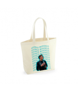 George Russell Tote Bag, F1 Inspired, Motorsport, Shoulder Bag, Reusable Bag, Formula One Fan Gift, Made in Uk, Racing Car 