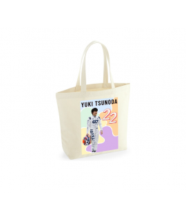 Yuki Tsunoda Tote Bag in Natural , Formula 1 Inspired, Motorsport, Shoulder Bag, F1 Fan Gift, Made in Uk