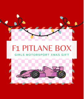 PitLane Letter Box, Formula One Inspired CHRISTMAS Girls BOX